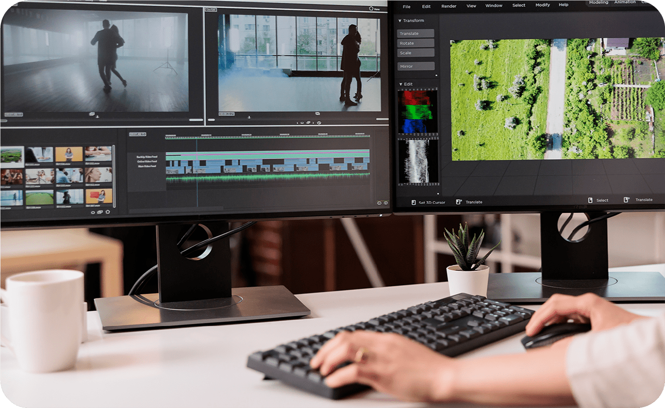 e 動画編集・パソコン作業